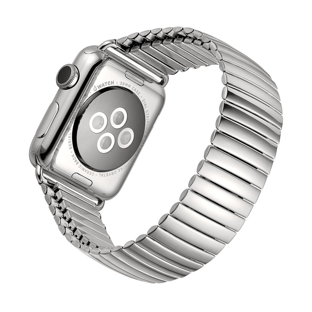 Elastisk metalarmbånd Apple Watch 38/40/41 mm sølv