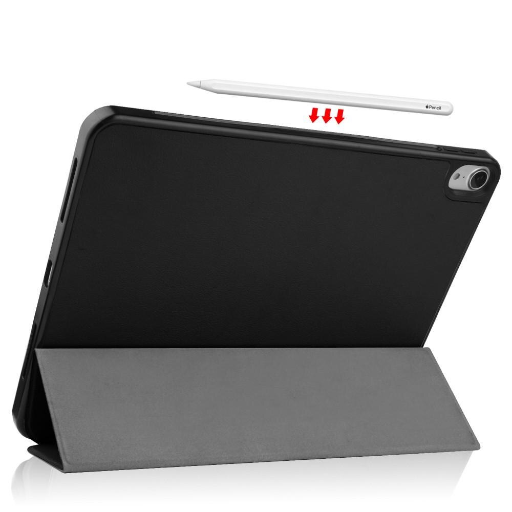 Etui Tri-fold med Pencil-holder iPad Air 10.9 2020/2022 sort
