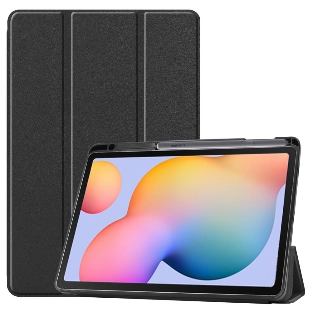 Etui Tri-fold med S Pen-holder Galaxy Tab S6 Lite 10.4 sort