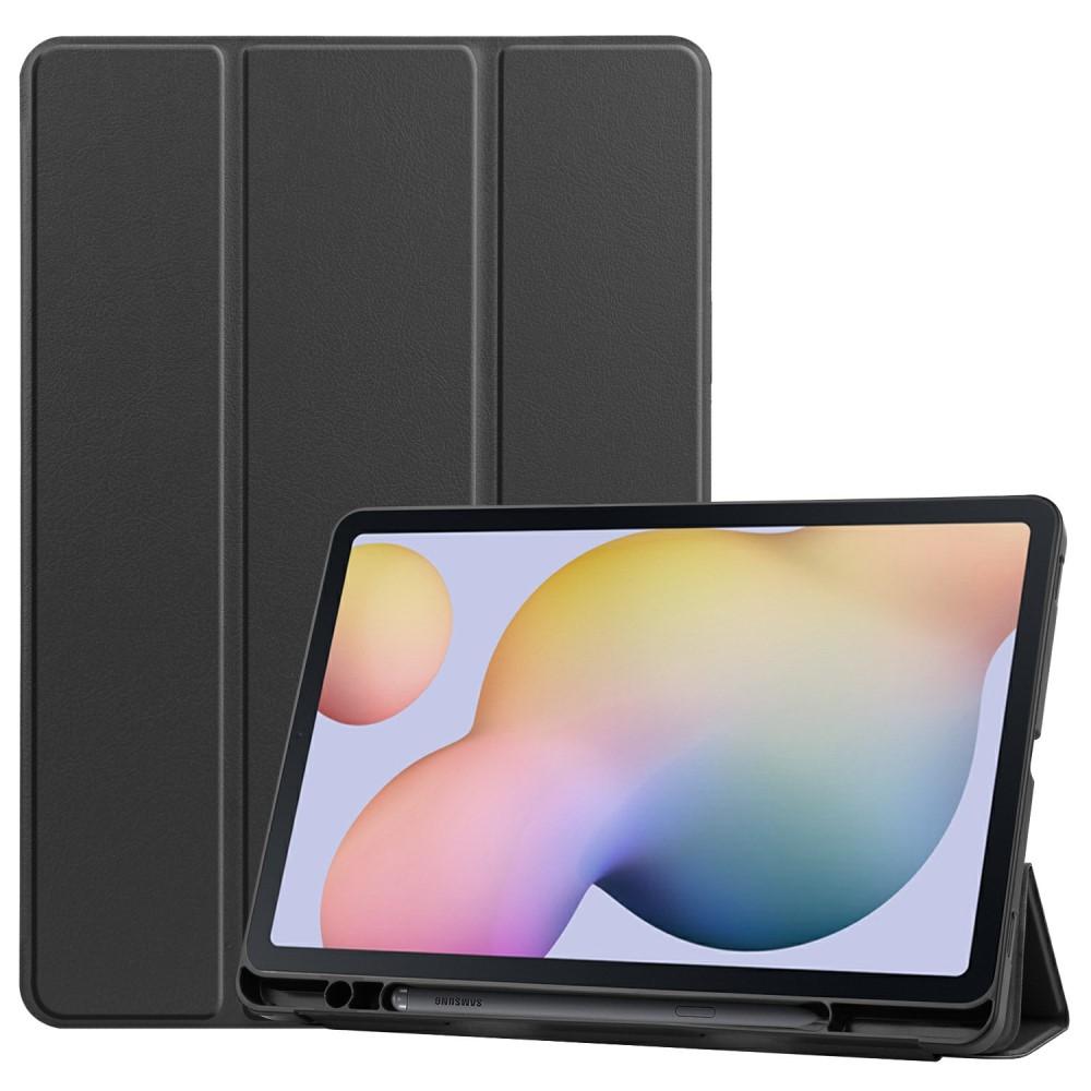 Etui Tri-fold med S Pen-holder Galaxy Tab S7/S8 sort