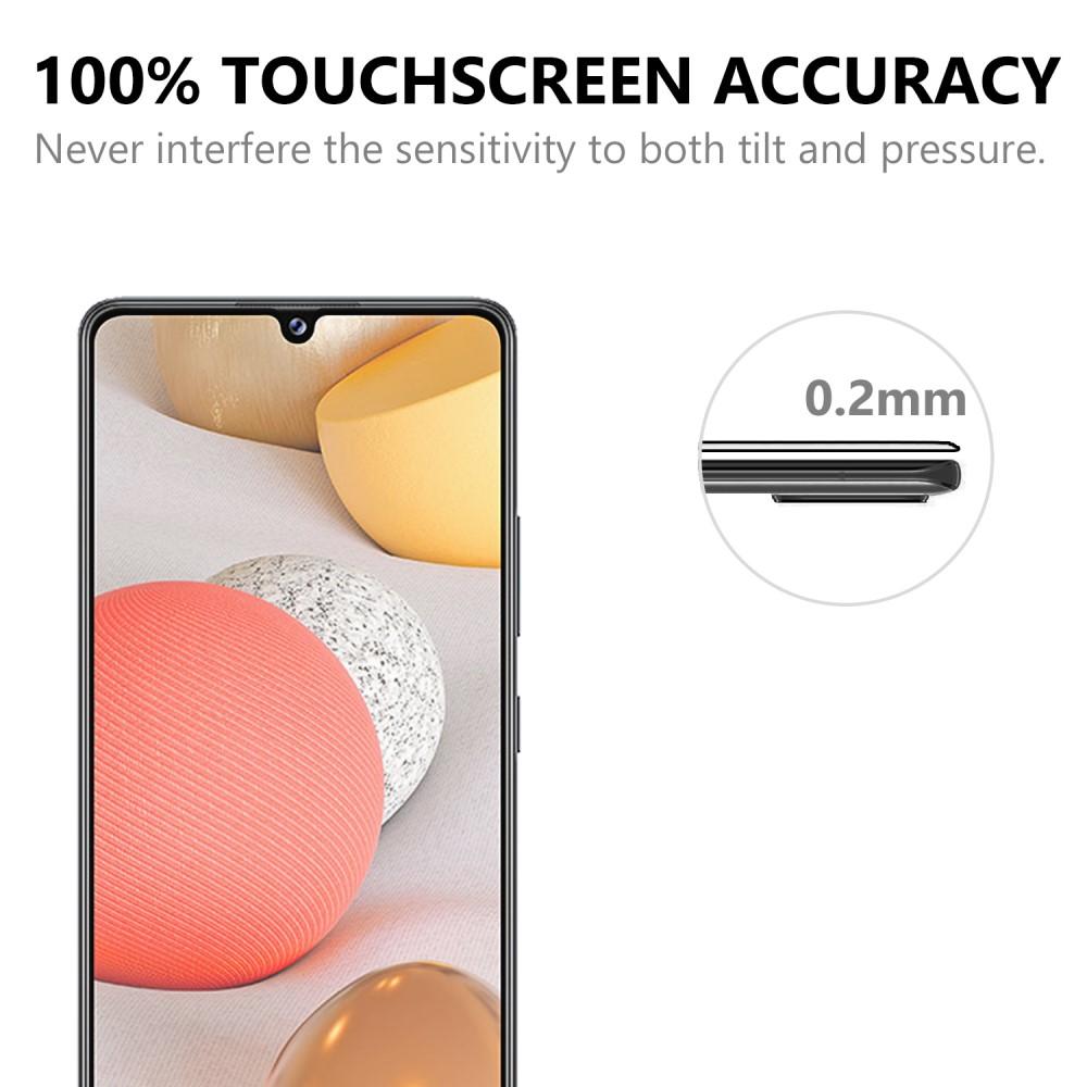 Full-fit Hærdet Glas Skærmbeskytter Galaxy A42 5G sort