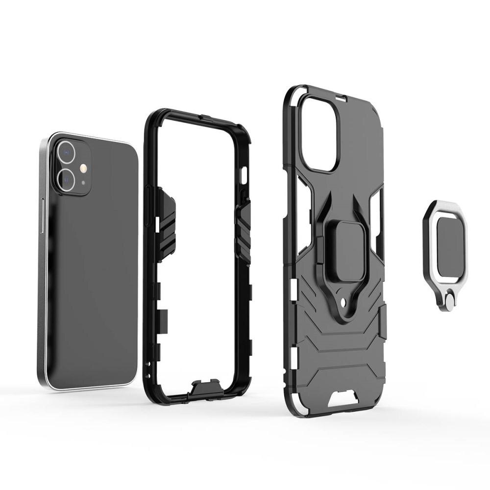 Hybridcover Tech Ring iPhone 12/12 Pro sort