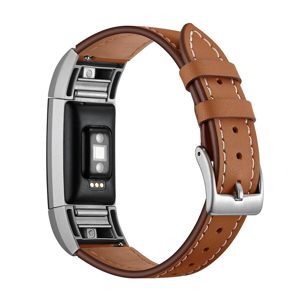 Læderrem Fitbit Charge 2 Brun