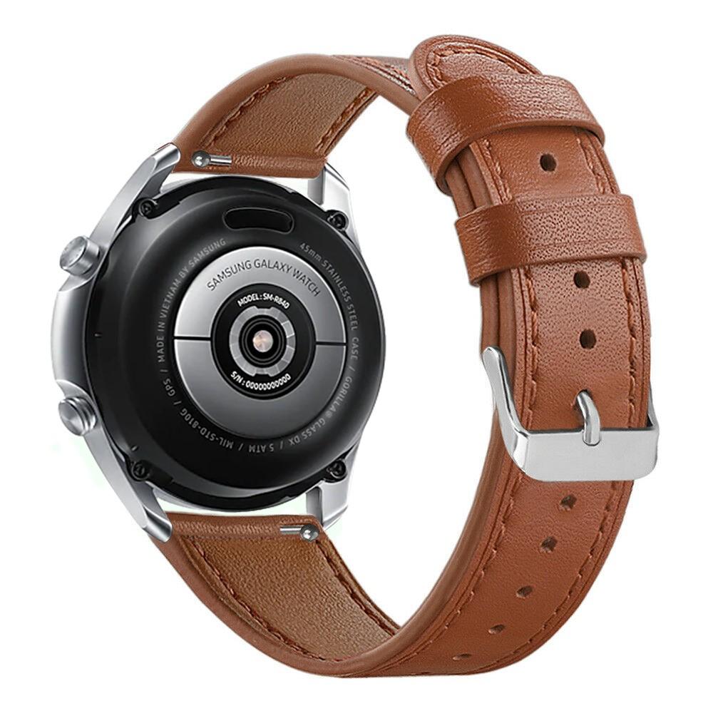 Læderrem Samsung Galaxy Watch 3 41mm brun