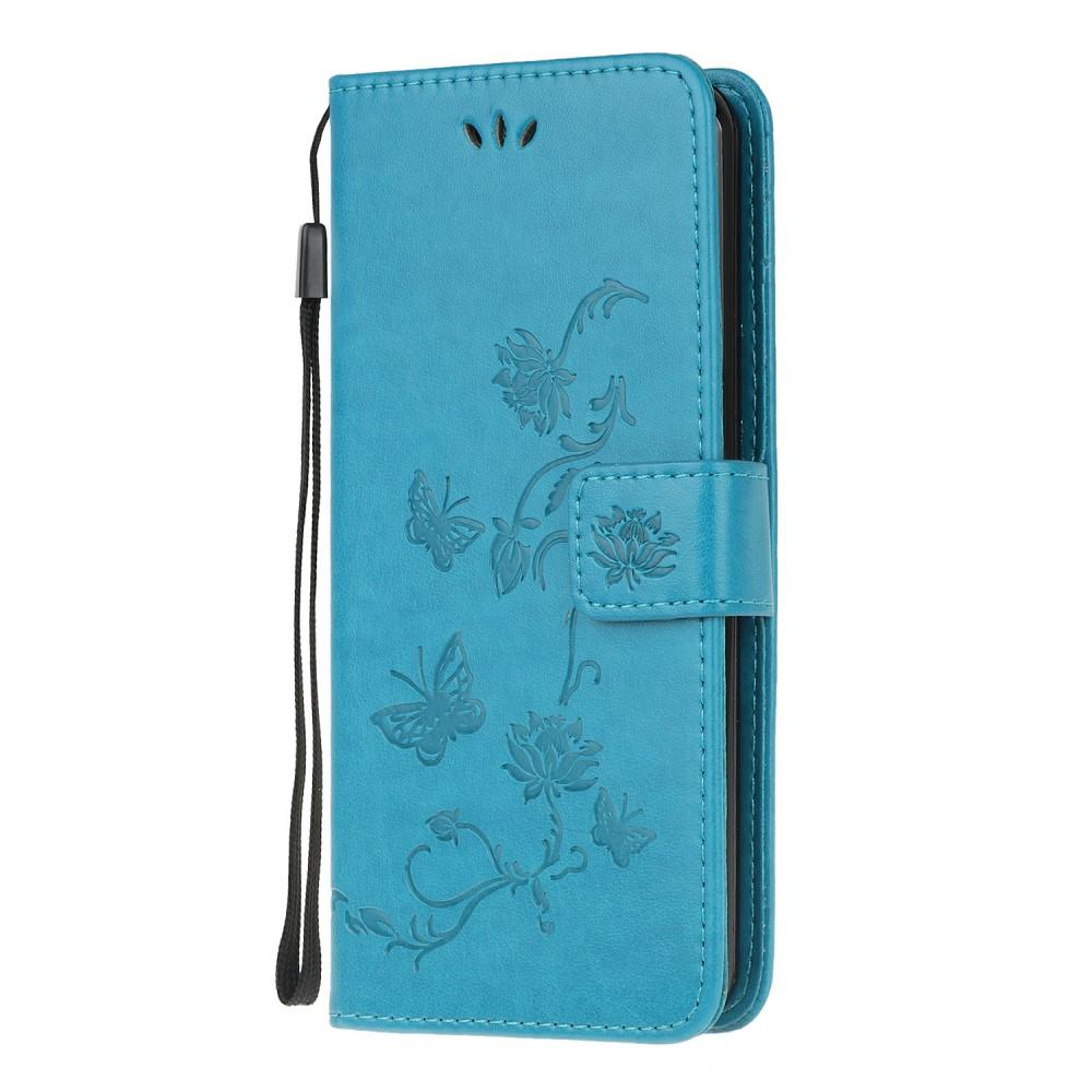 Læderetui Sommerfugle Motorola Moto G30/Moto G10/Moto G20 Blå