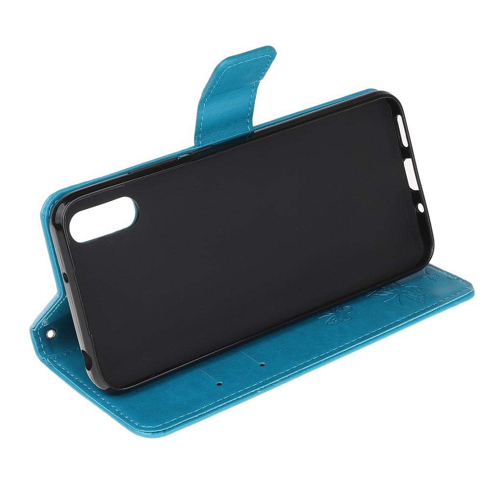 Læderetui Sommerfugle Samsung Galaxy Xcover 5 Blå