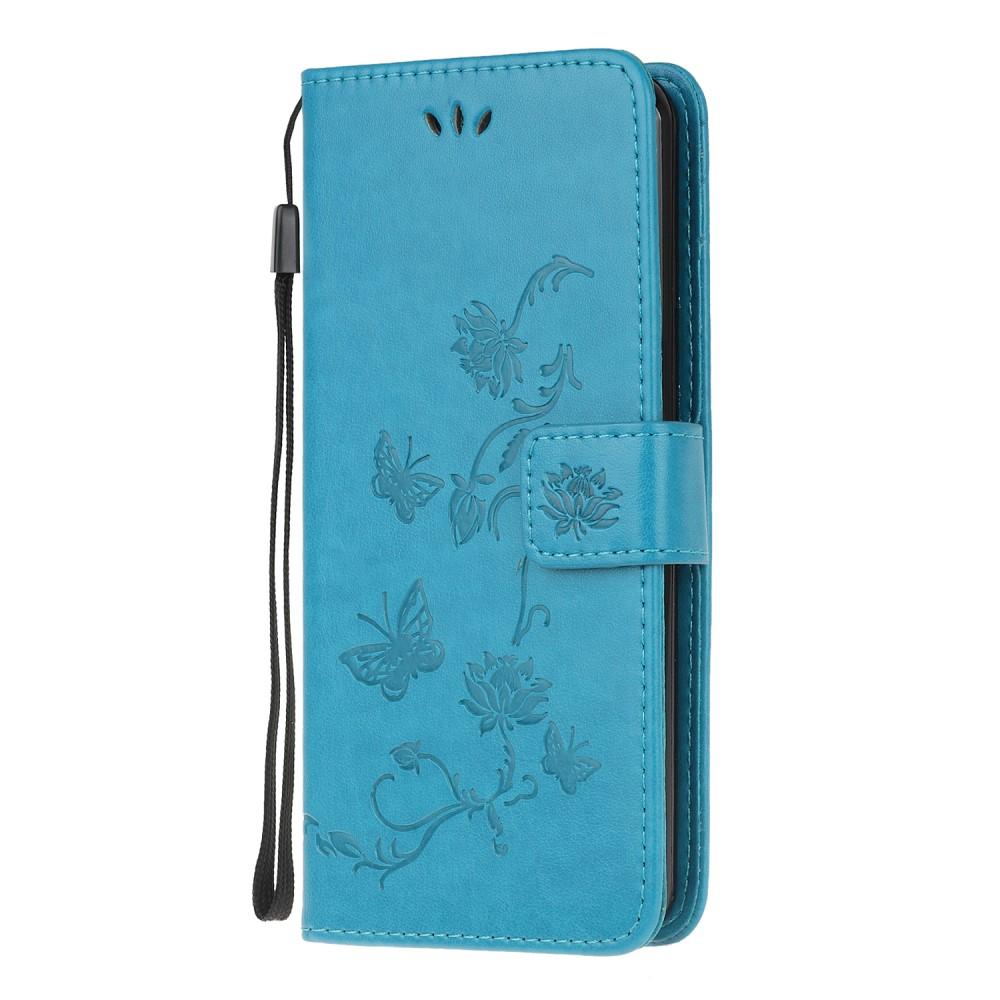 Læderetui Sommerfugle Samsung Galaxy Xcover 5 Blå