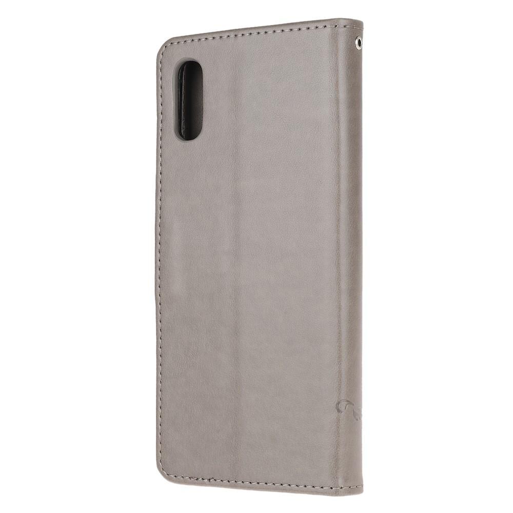 Læderetui Sommerfugle Samsung Galaxy Xcover 5 Grå