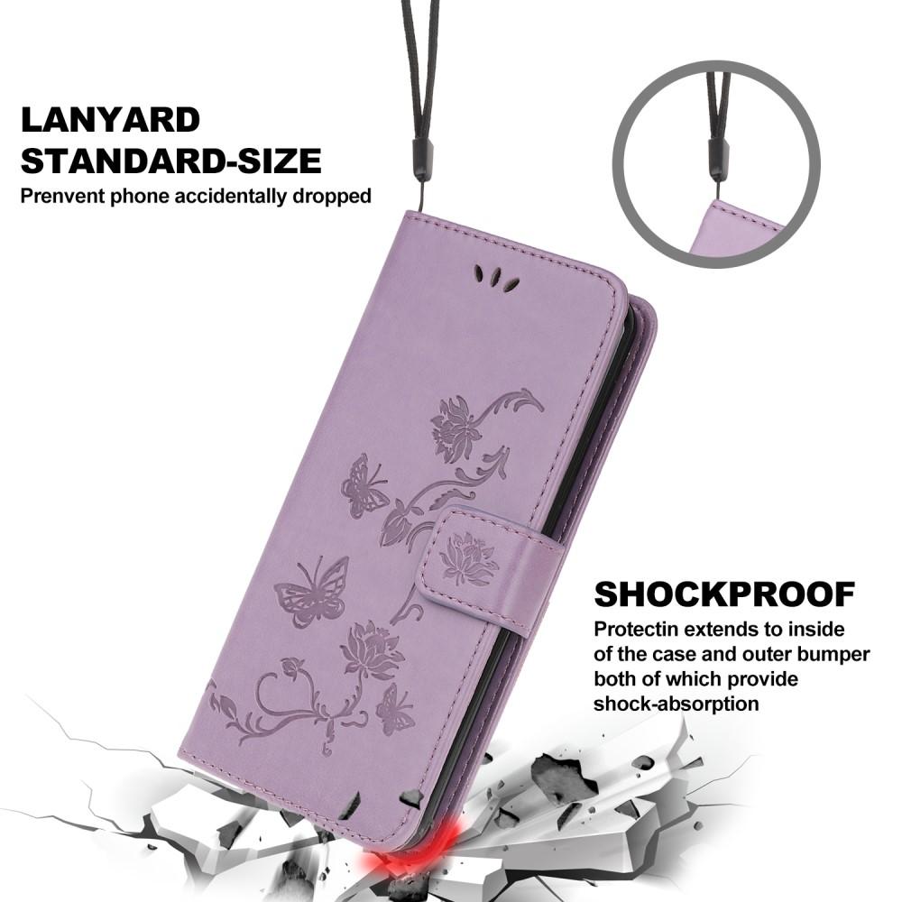 Læderetui Sommerfugle Xiaomi Mi 10T/10T Pro Lilla