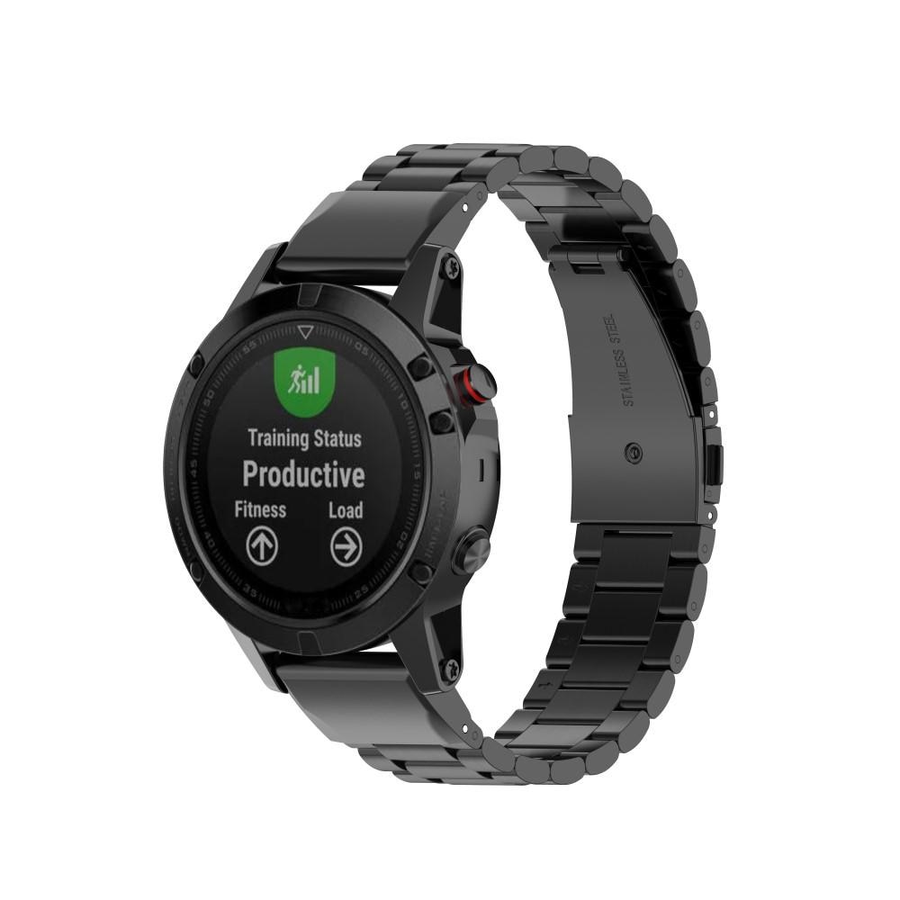 Metalarmbånd Garmin Forerunner 945 sort