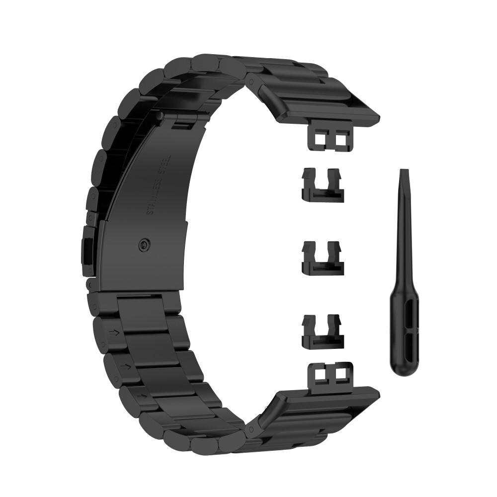 Metalarmbånd Huawei Watch Fit Sort