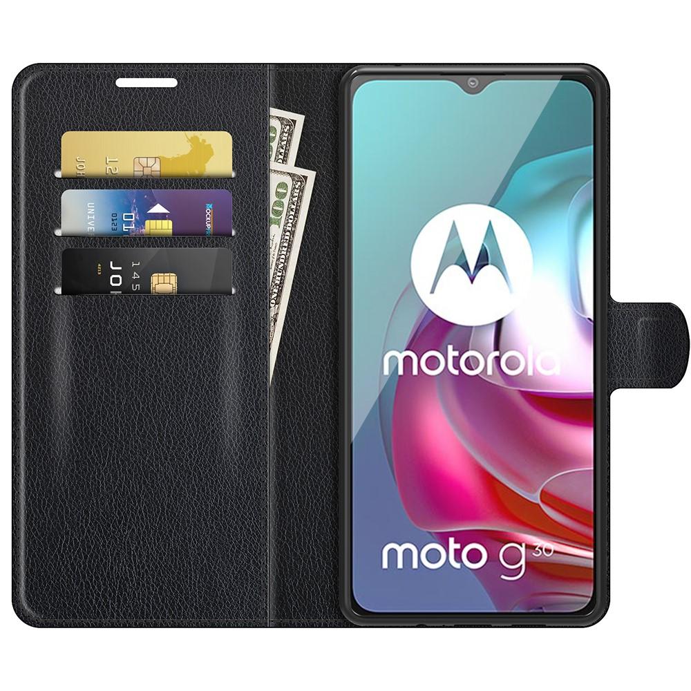 Mobiltaske Motorola Moto G30/Moto G10/Moto G20 Sort
