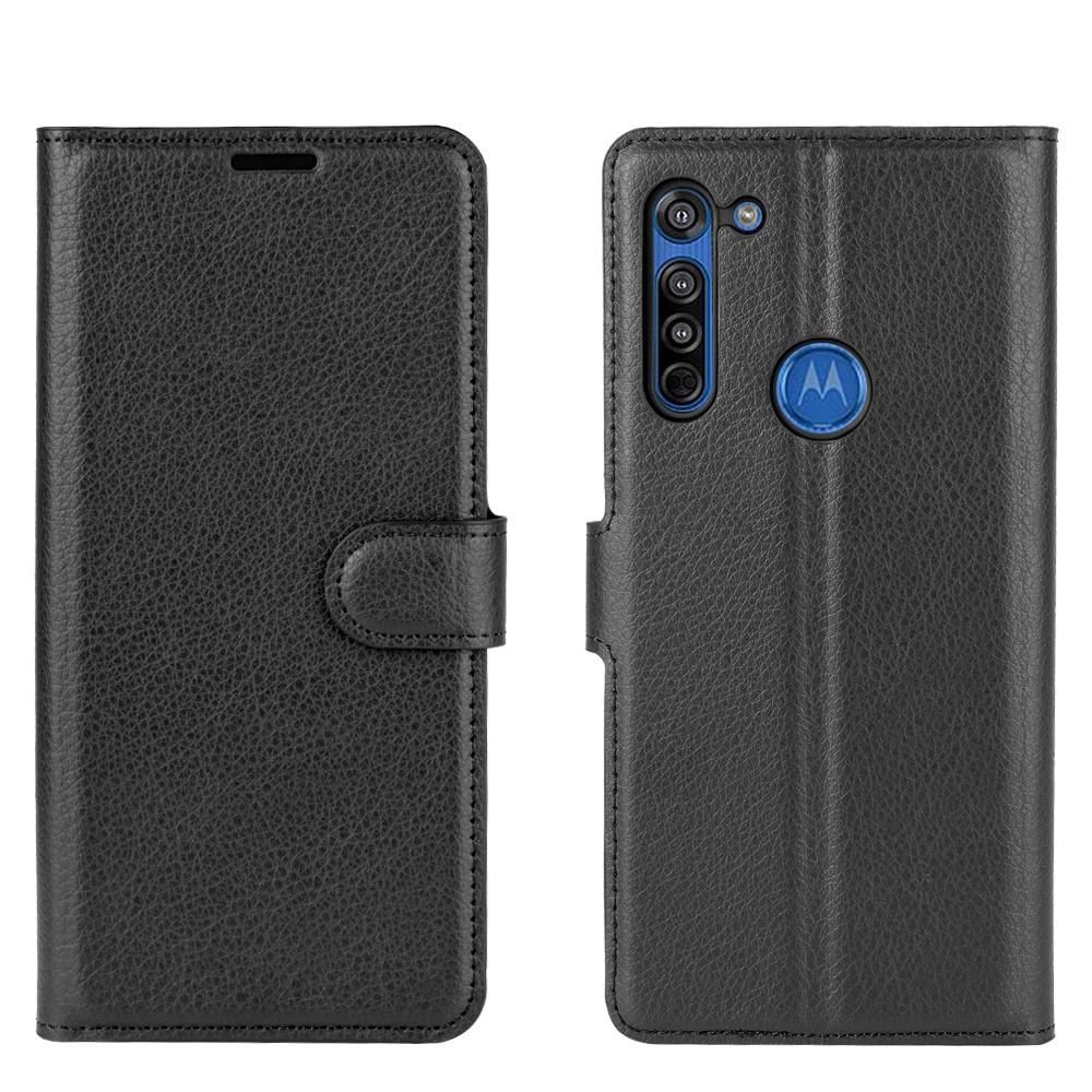 Mobiltaske Motorola Moto G8 sort