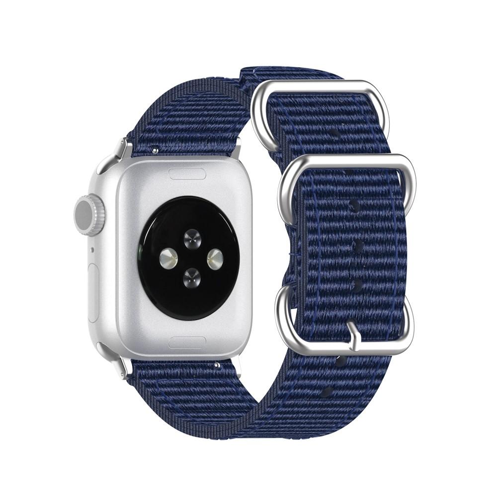 Apple Watch 45mm Series 9 Nato armbånd blå