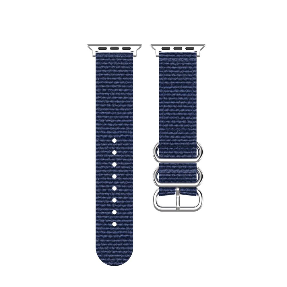 Apple Watch 45mm Series 9 Nato armbånd blå