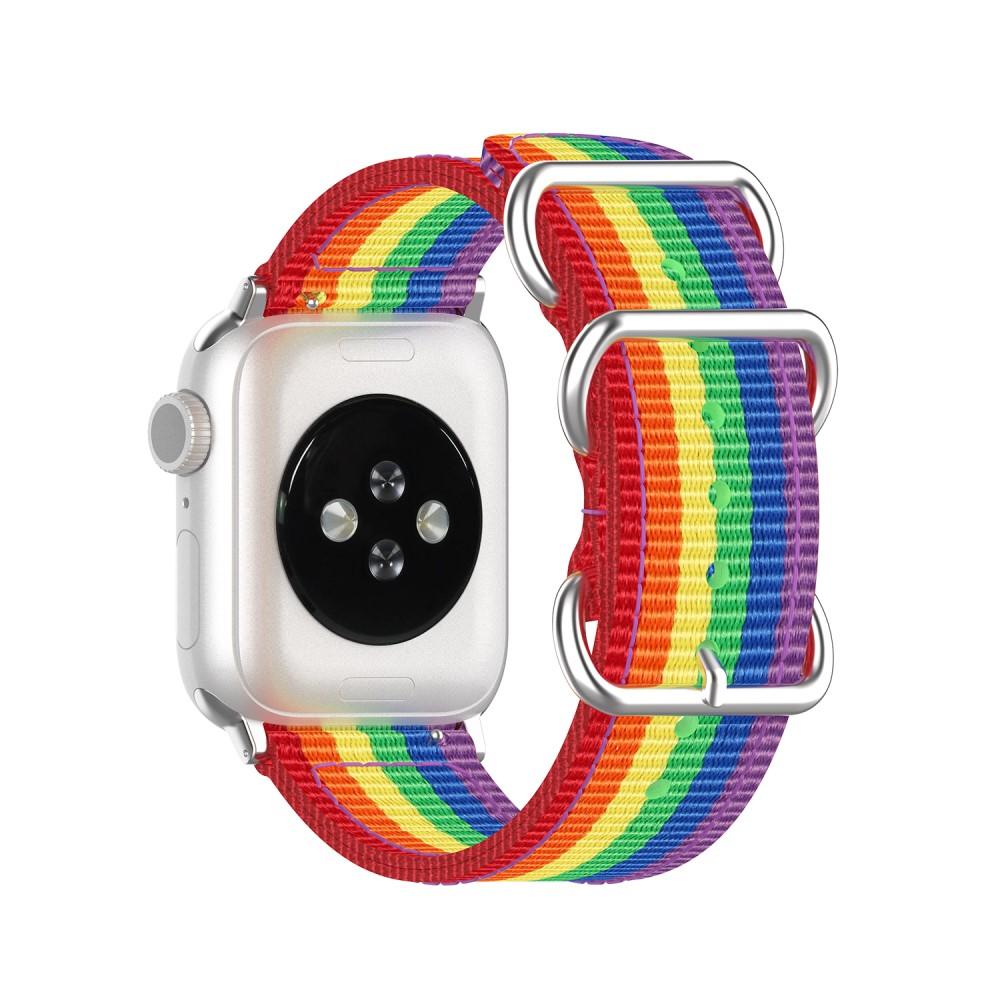 Apple Watch 40mm Nato armbånd regnbue