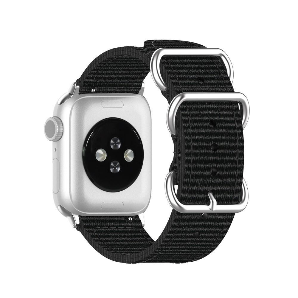 Apple Watch 41mm Series 8 Nato armbånd sort