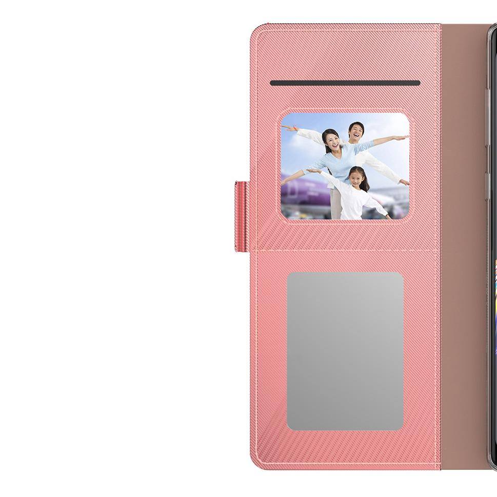 Mobiltaske Spejl Galaxy A52/A52s rosaguld