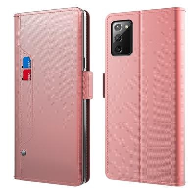 Mobiltaske Spejl Galaxy Note 20 Ultra rosaguld