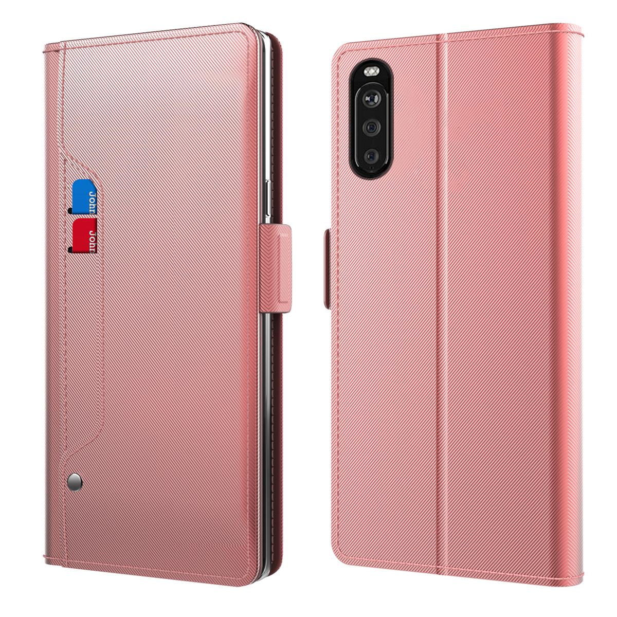 Mobiltaske Spejl Sony Xperia 10 III rosaguld