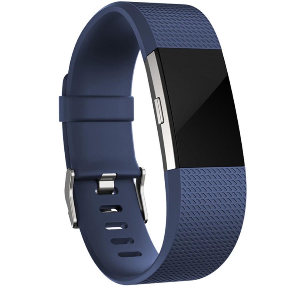 Rem af silikone til Fitbit Charge 2 Blå