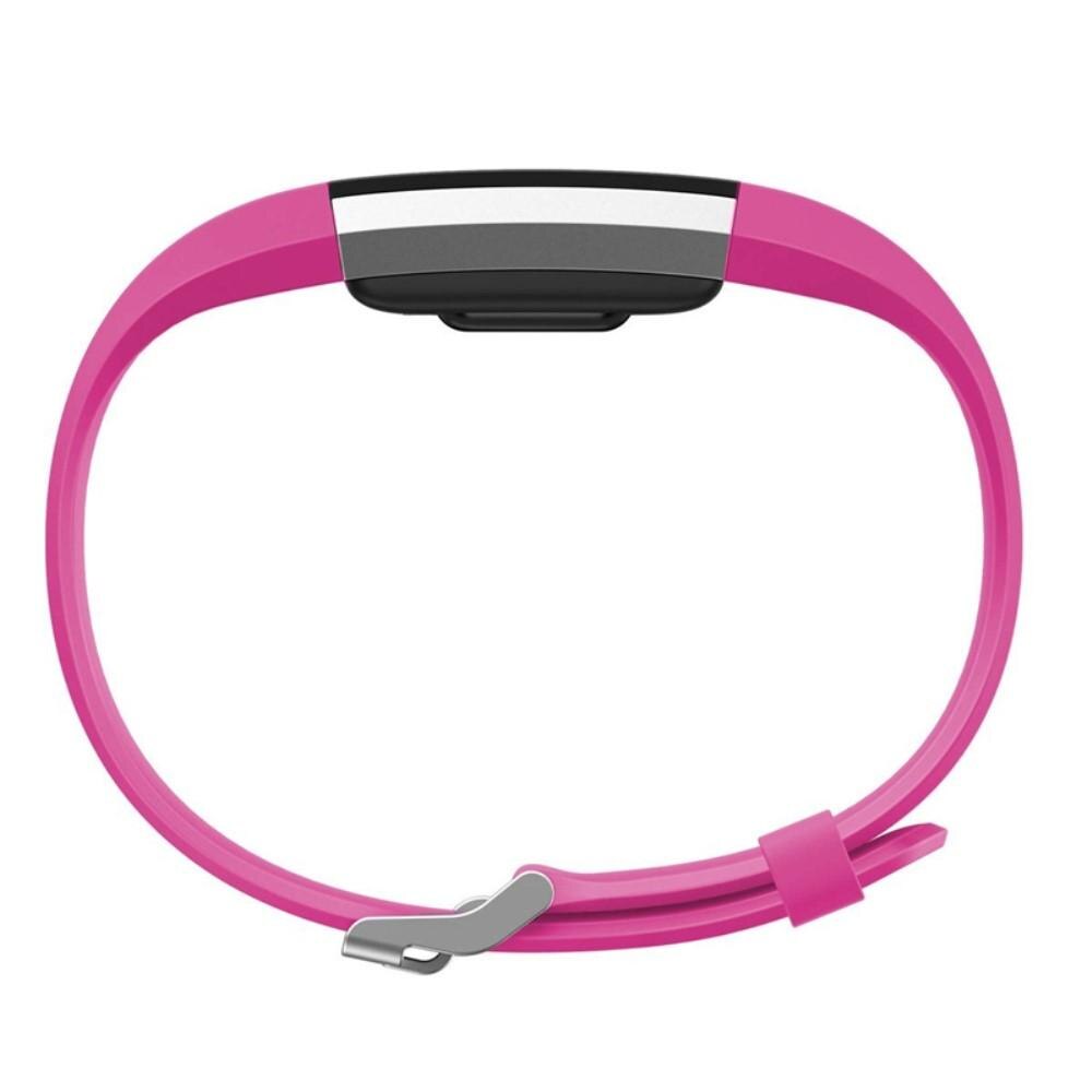 Silikonearmbånd Fitbit Charge 2 cerise