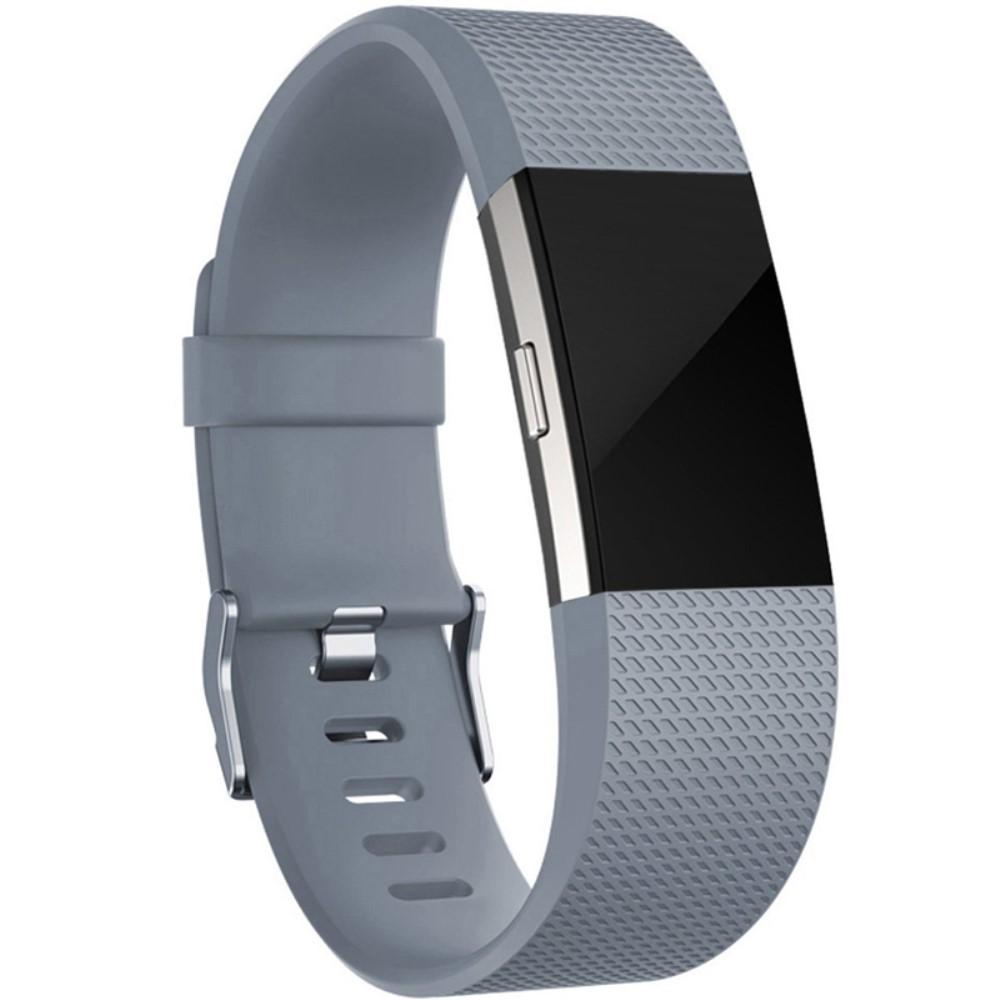 Rem af silikone til Fitbit Charge 2 grå