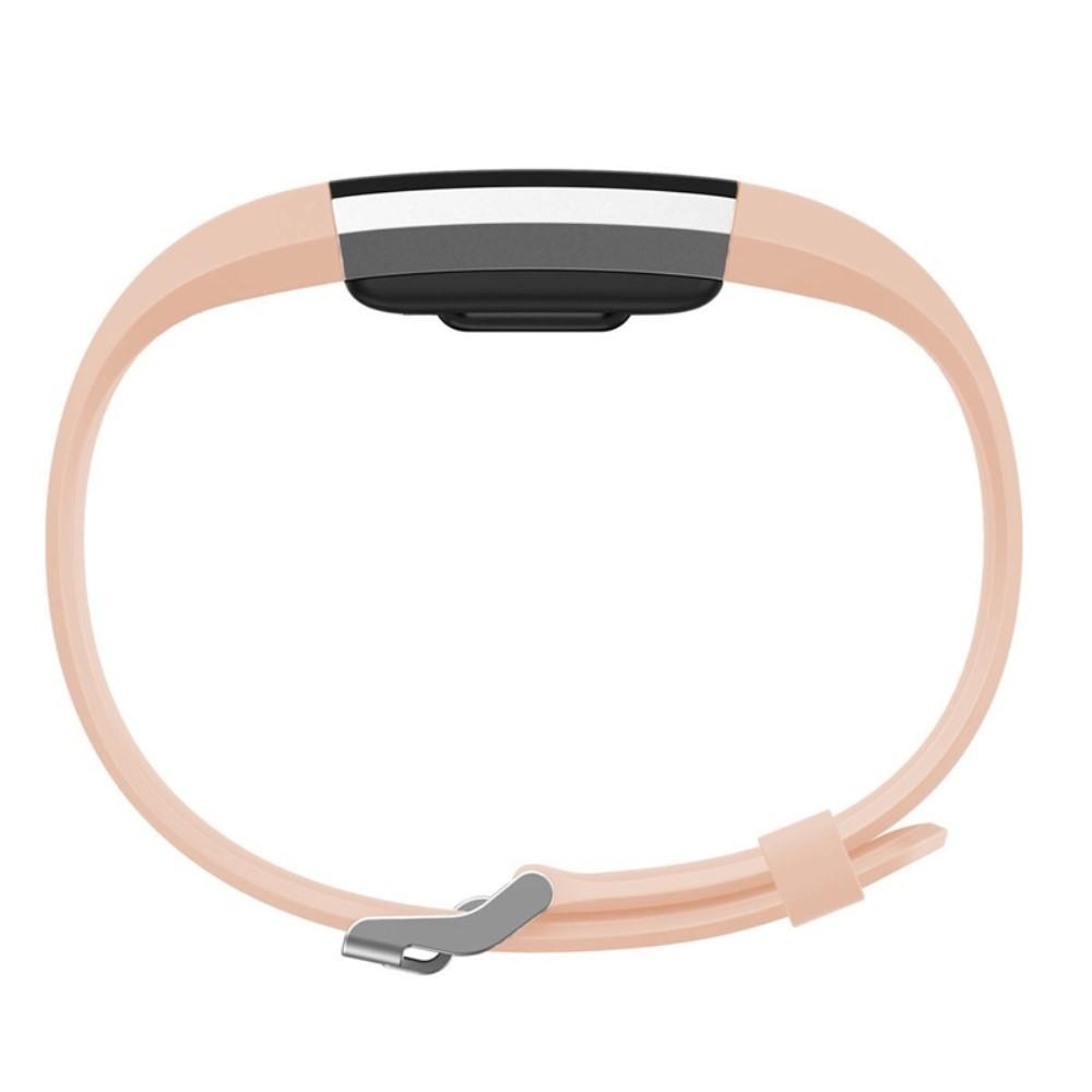 Silikonearmbånd Fitbit Charge 2 lyserød