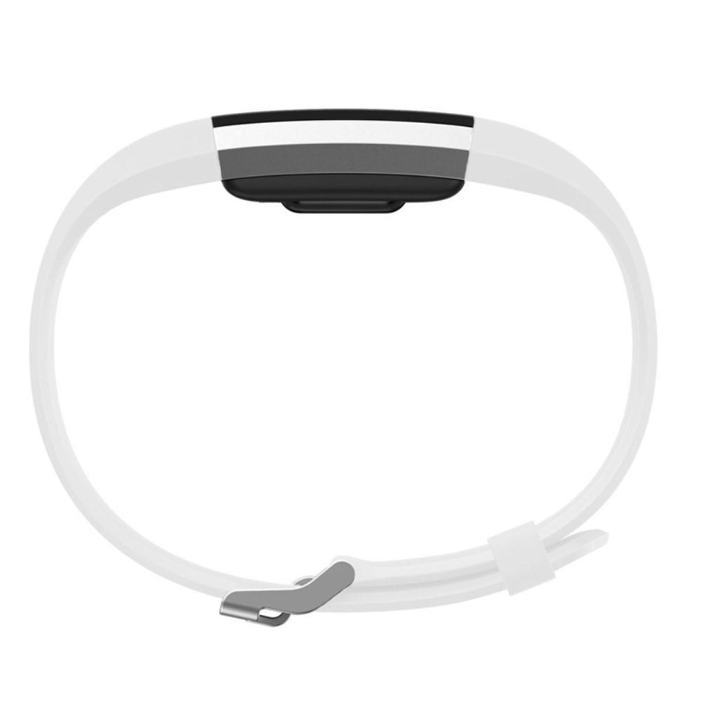 Rem af silikone til Fitbit Charge 2 hvid