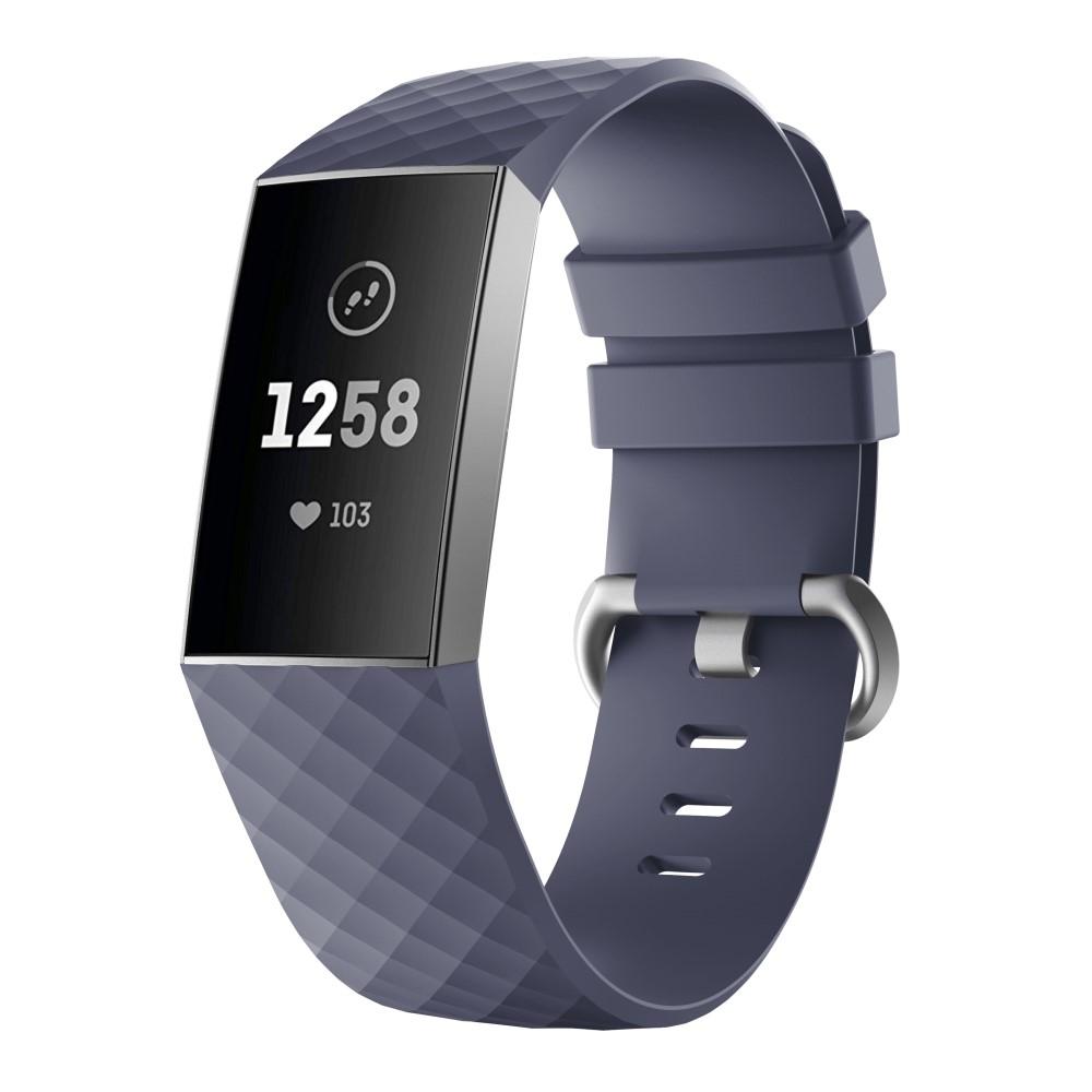 Rem af silikone til Fitbit Charge 3/4 lila