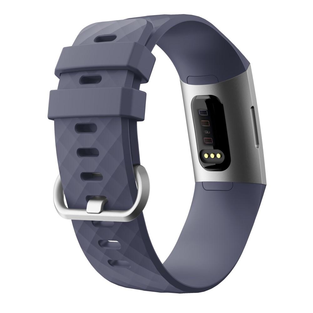 Rem af silikone til Fitbit Charge 3/4 lila