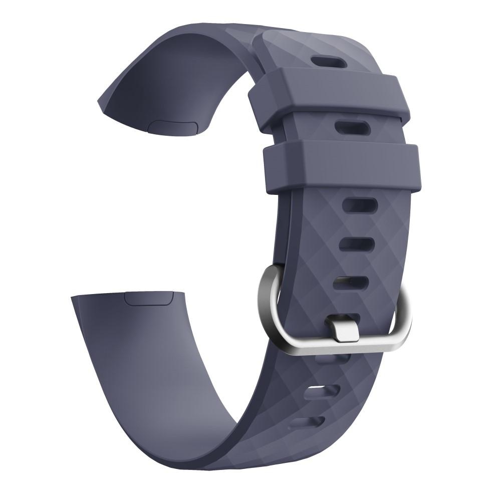 Rem af silikone til Fitbit Charge 3/Charge 4 Lilla