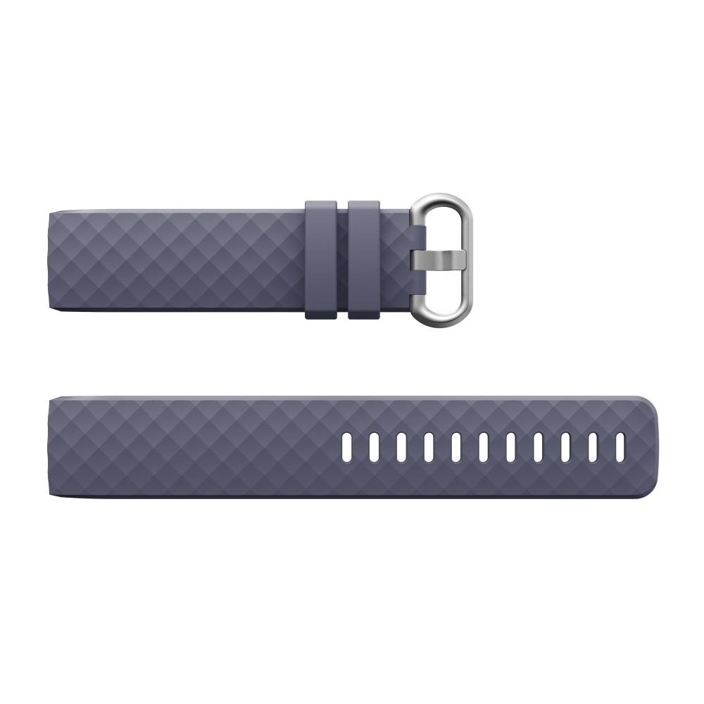 Rem af silikone til Fitbit Charge 3/Charge 4 Lilla