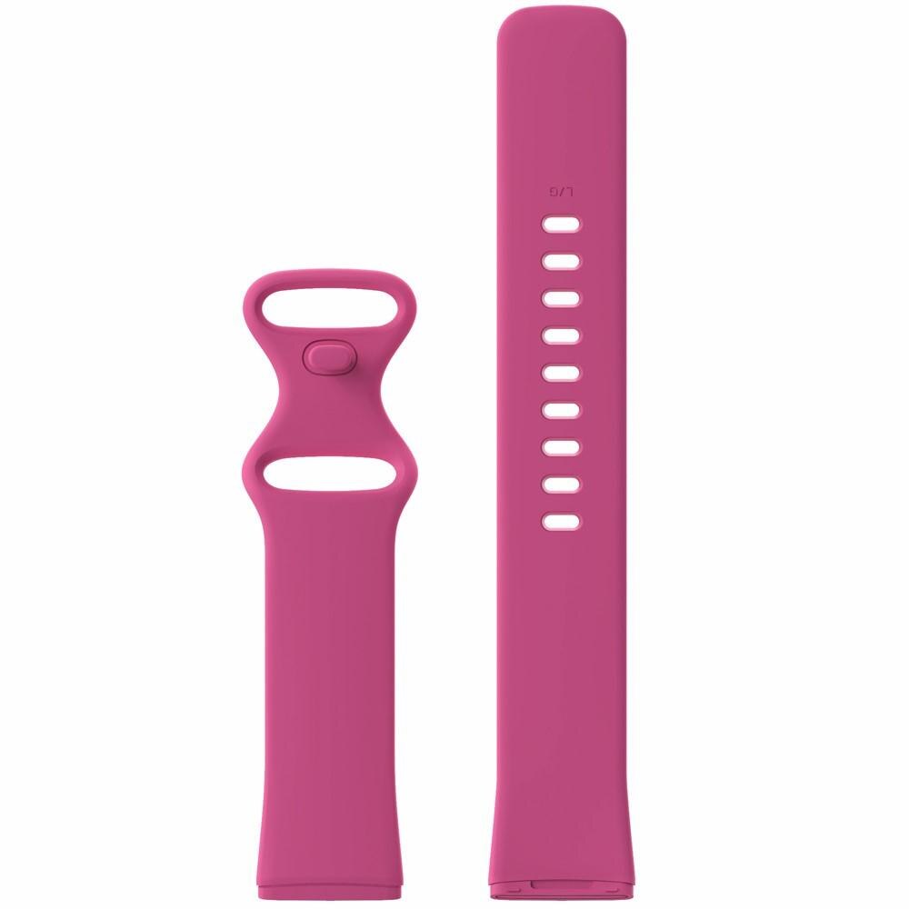 Silikonearmbånd Fitbit Versa 3/Sense lyserød (Small)
