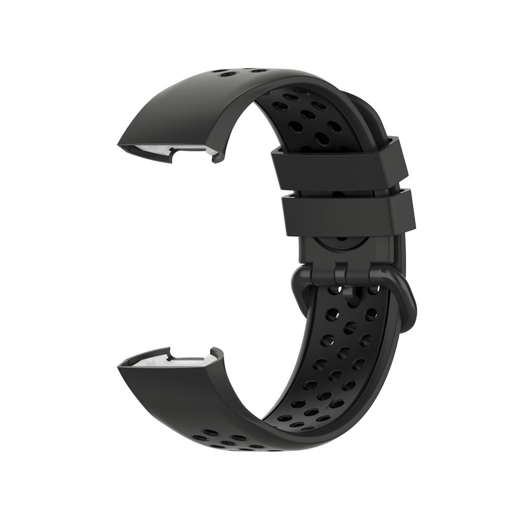 Silikonearmbånd Sport Fitbit Charge 3/4 grå