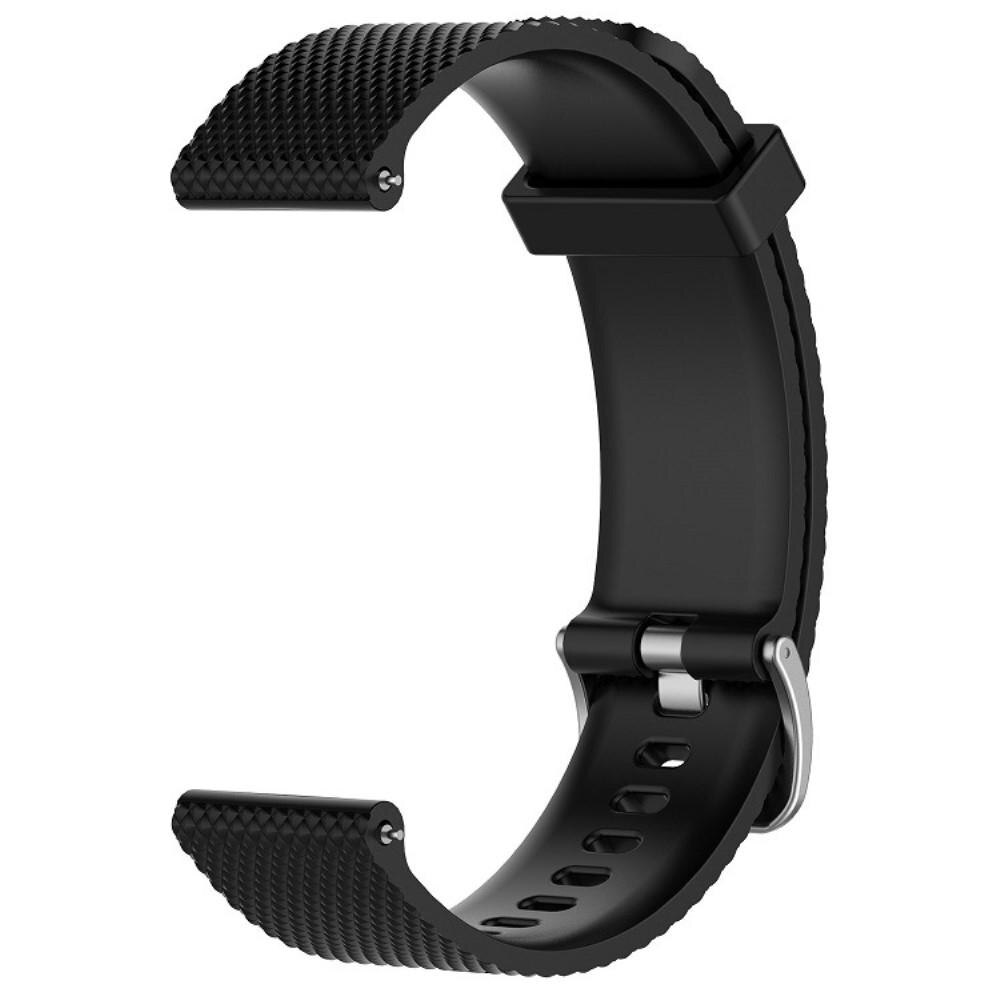 Rem af silikone til Suunto 3 Fitness Sort