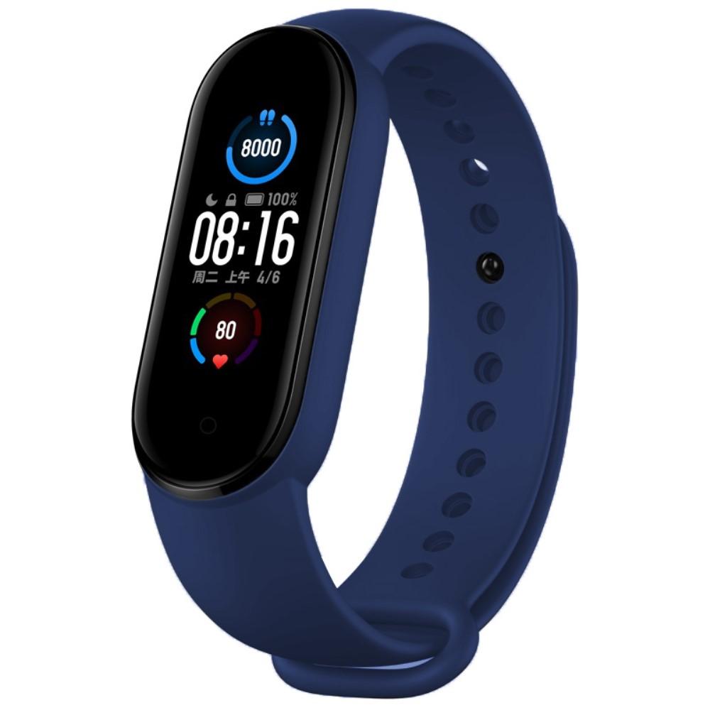 Rem af silikone til Xiaomi Mi Band 5/6 blå