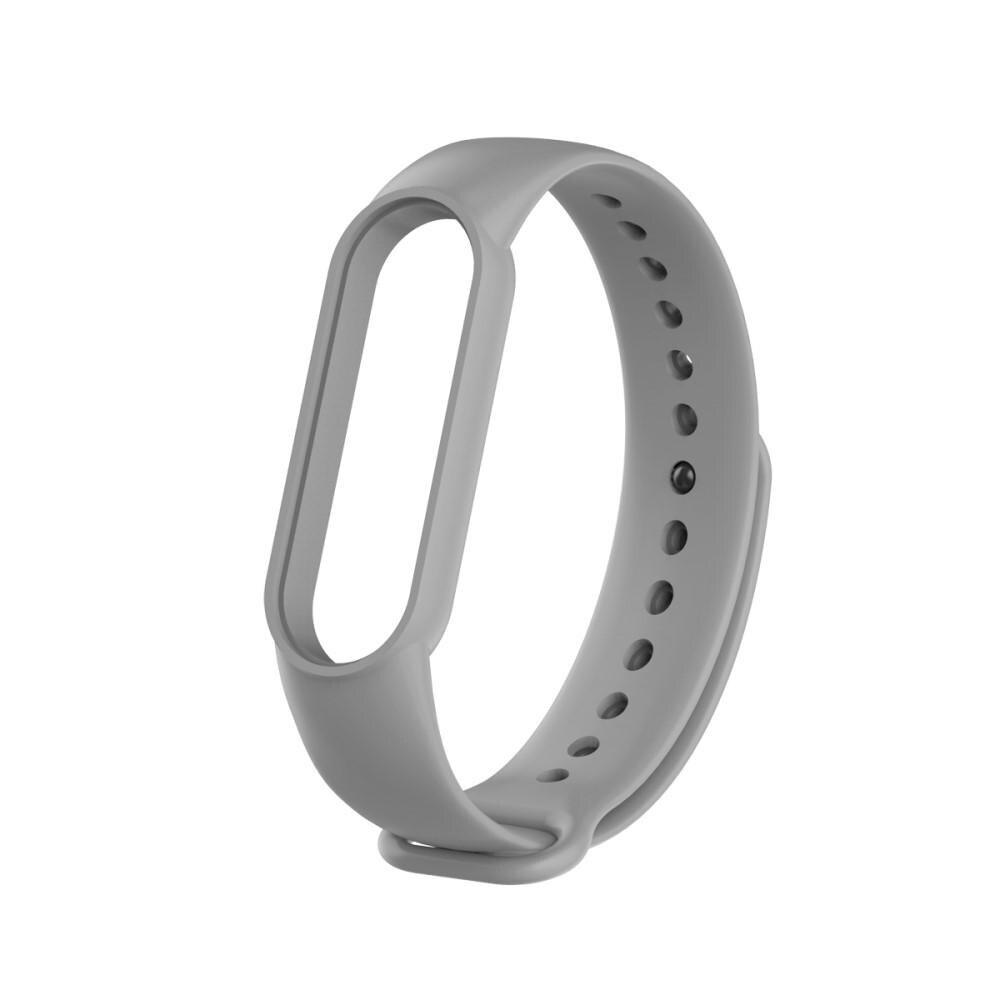 Rem af silikone til Xiaomi Mi Band 5/Mi Band 6 Grå