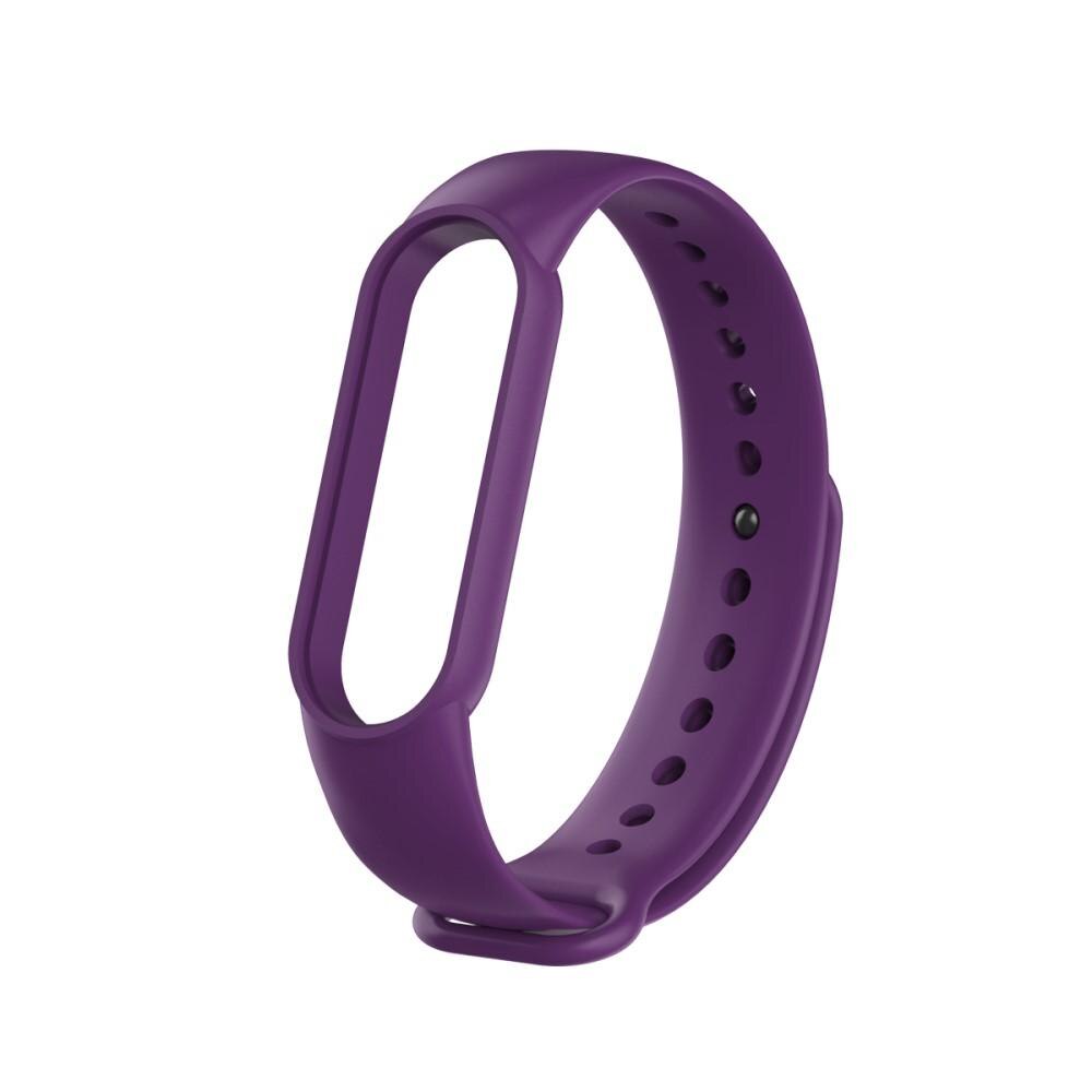 Rem af silikone til Xiaomi Mi Band 5/Mi Band 6 Lilla