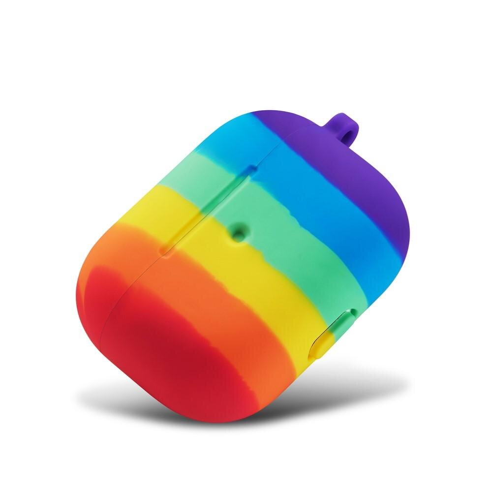 Silikonecover Apple AirPods Pro rainbow