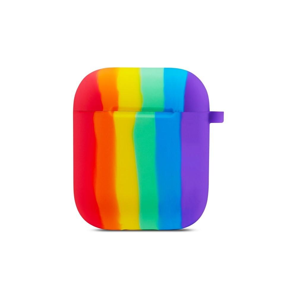 Silikonecover Apple AirPods rainbow