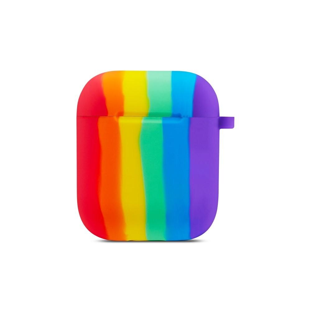 Silikonecover Apple AirPods rainbow