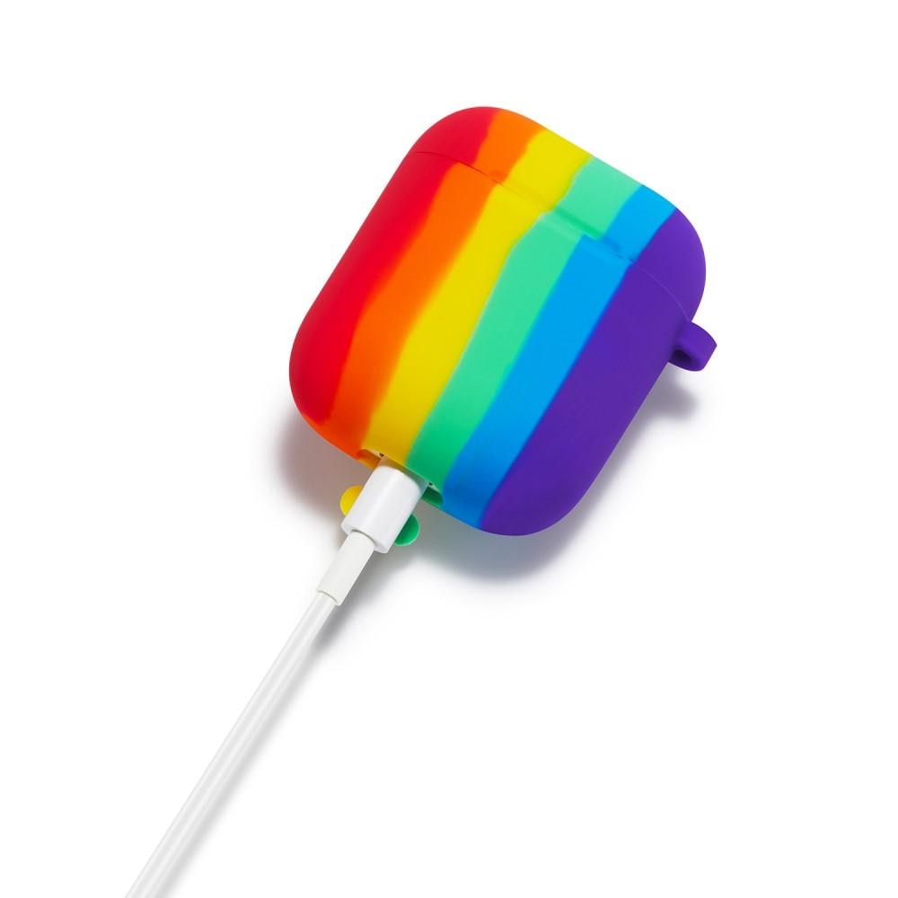 Silikonecover Apple AirPods rainbow