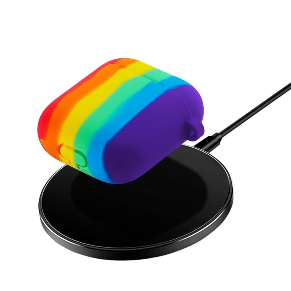 Silikonecover Apple AirPods rainbow