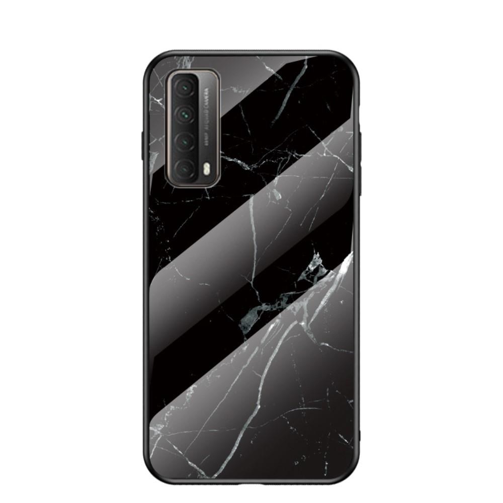 Cover Hærdet Glas Huawei P Smart 2021 sort marmor
