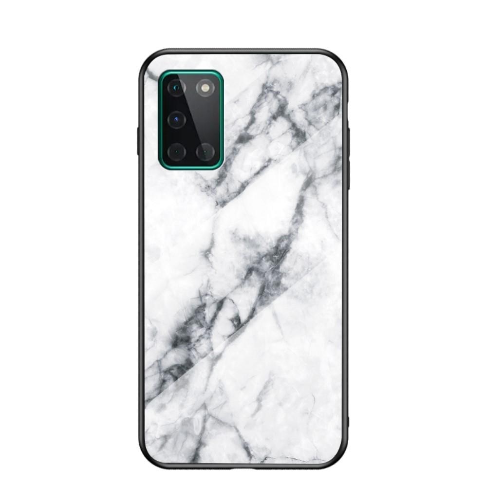 Cover Hærdet Glas OnePlus 8T hvid marmor