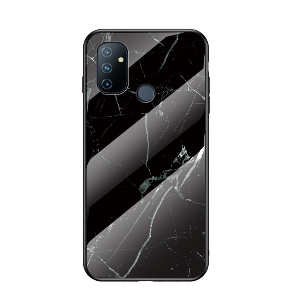 Cover Hærdet Glas OnePlus Nord N100 sort marmor