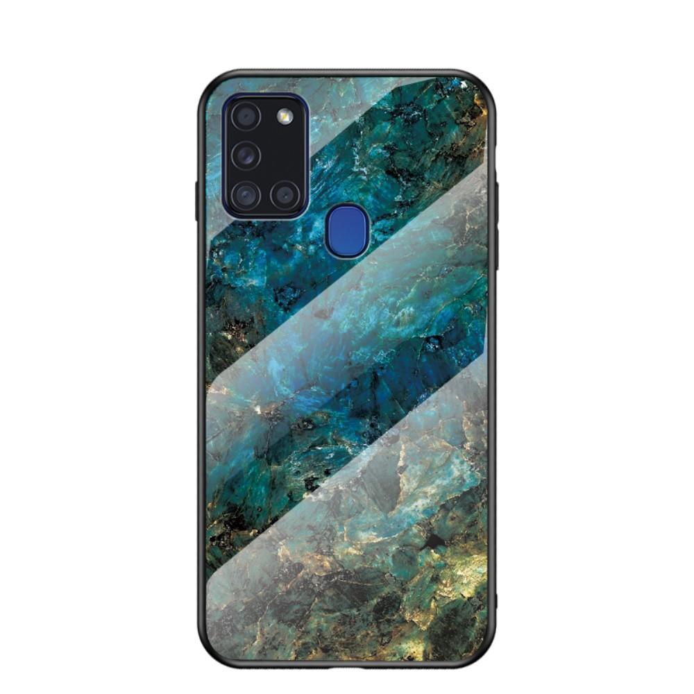 Cover Hærdet Glas Samsung Galaxy A21s emerald