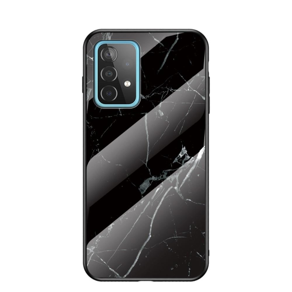 Cover Hærdet Glas Samsung Galaxy A52/A52s sort marmor