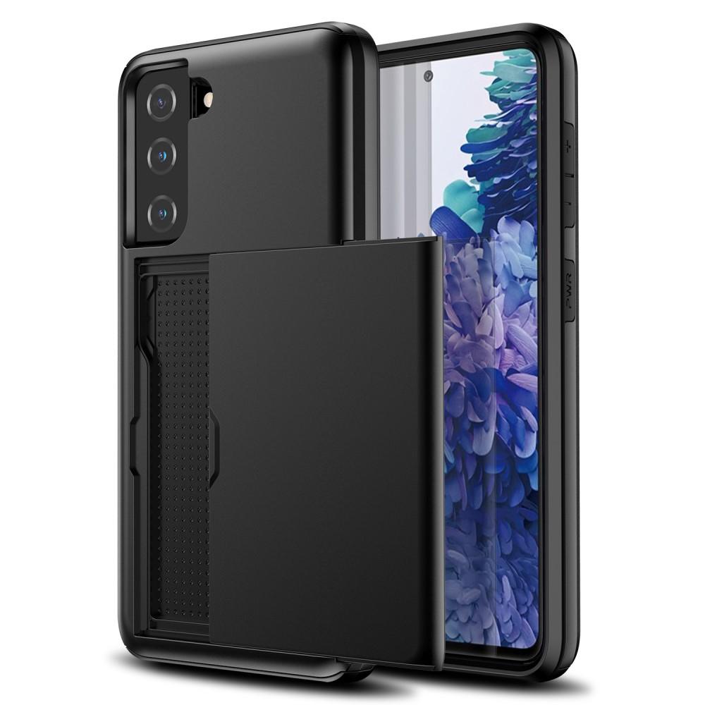 Cover Kortholder Samsung Galaxy S21 Plus Sort